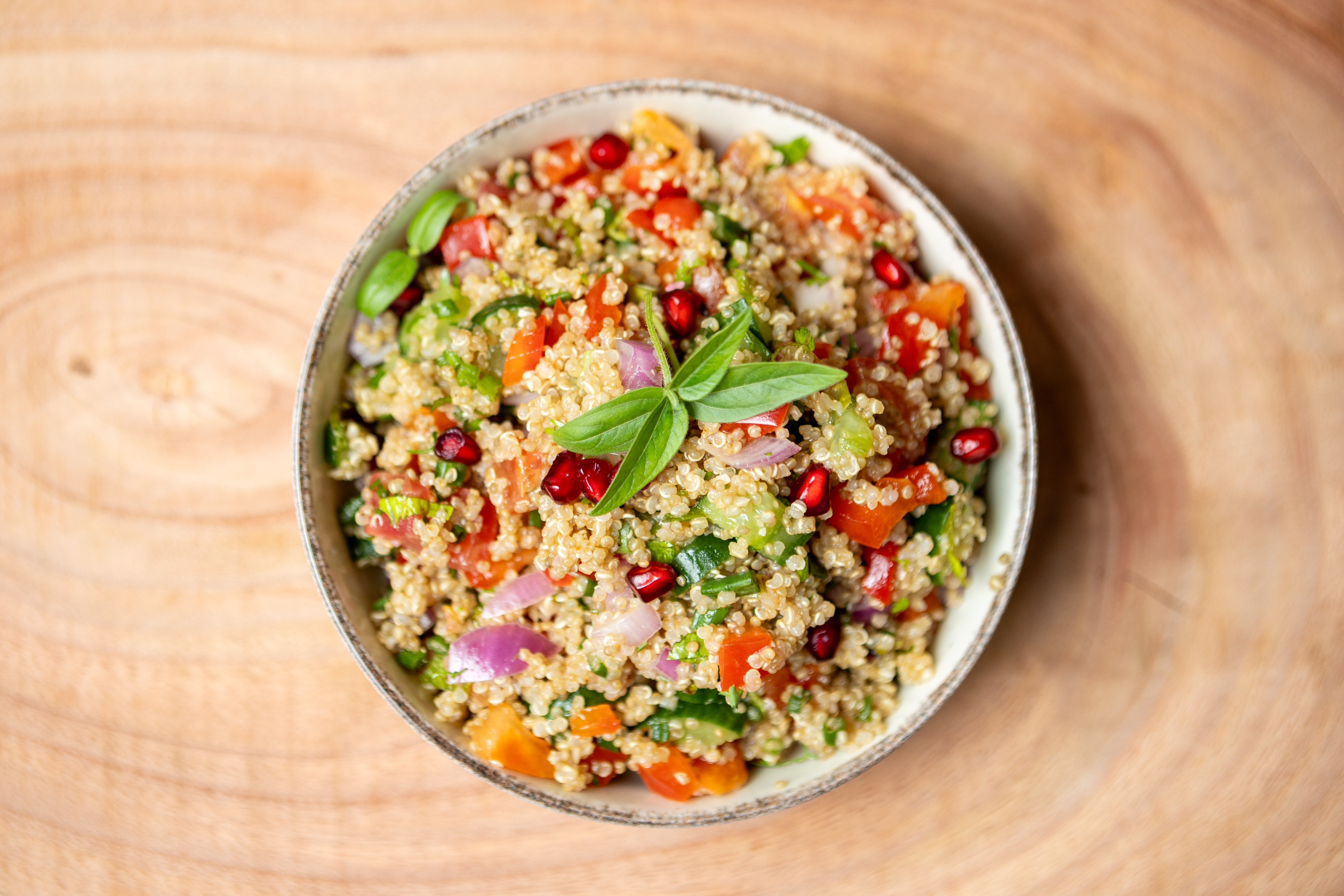 Fresh salad with pomegranate