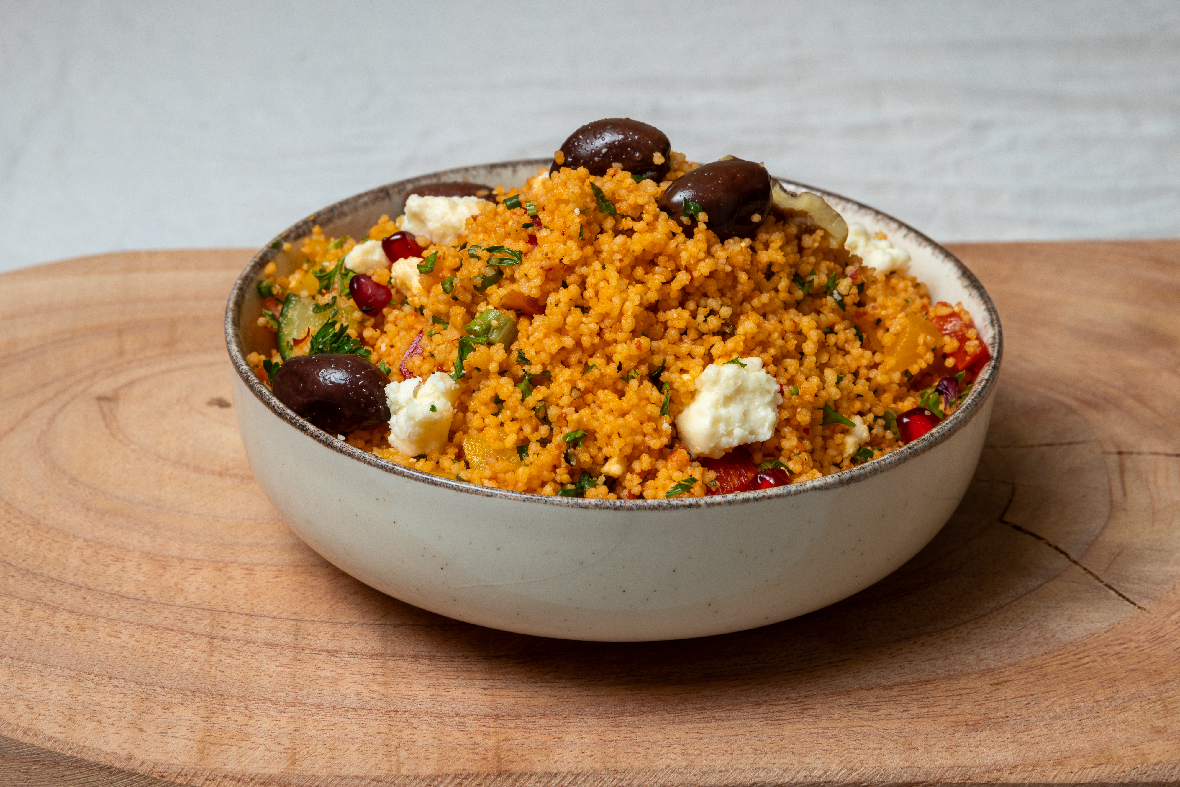 Mediterranean spread with olives and feta